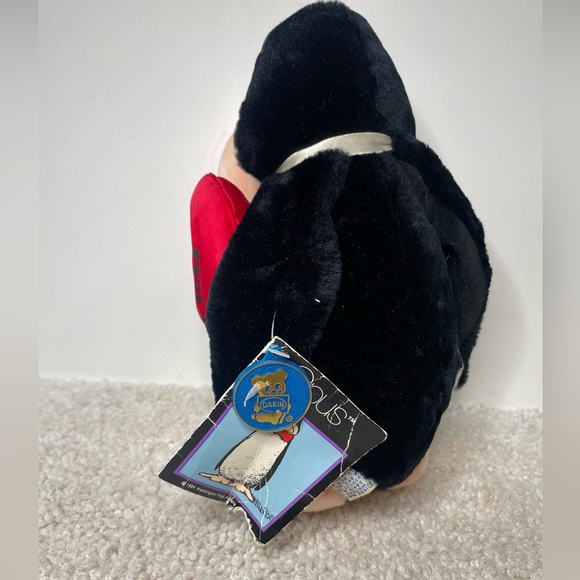 Dakin Opus Penguin Lust Plush TOY Stuffed Bloom County 1984 Heart Bow Tie W/ Tag - Picture 3 of 10